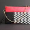 Clutch Chevron Red