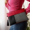 Clutch Chevron Red
