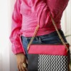 Clutch Chevron Red