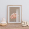 Geboortebloem Augustus Klaproos Fine Art Print