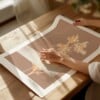 Geboortebloem Juli Ridderspoor Fine Art Print