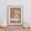 Geboortebloem Juli Ridderspoor Fine Art Print