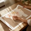 Geboortebloem Juni Roos Fine Art Print