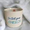 Handgemaakte Keramiek - Sojawaskaars - Bescherm uw energie
