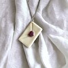Handgemaakte  Porselein - Ketting - liefdespost