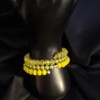 Wikkelarmband geel