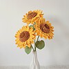 handgemaakt gehaakt groot zonnebloemen