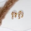 Acadia Terrazzo | Statement Stud Oorbellen - Lichtgewicht Polymeerklei met Roestvrijstalen Stiften