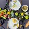 Botanical Wonders - Set van 4 dinerborden