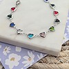 Elegant charm zilveren armband