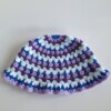 Gehaakte bucket hat 'Blueberry'