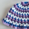 Gehaakte bucket hat 'Blueberry'