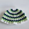 Gehaakte bucket hat 'Blueberry mojito'