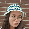Gehaakte bucket hat 'Kiwi'