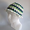 Gehaakte bucket hat 'Kiwi'
