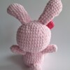 Gehaakte knuffel 'Pink bunny'