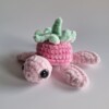Gehaakte knuffel 'Strawberry turtle'