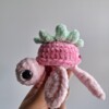 Gehaakte knuffel 'Strawberry turtle'