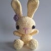 Gehaakte knuffel 'Yellow bunny'