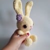 Gehaakte knuffel 'Yellow bunny'