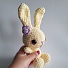 Gehaakte knuffel 'Yellow bunny'