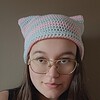 Gehaakte muts 'Baby pink & mint'