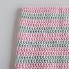 Gehaakte muts 'Baby pink & mint'