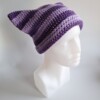Gehaakte muts 'Purple & Lilac'