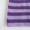 Gehaakte muts 'Purple & Lilac'