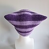 Gehaakte muts 'Purple & Lilac'