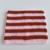 Gehaakte muts 'Rust & baby pink'