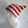 Gehaakte muts 'Rust & baby pink'