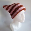 Gehaakte muts 'Rust & baby pink'