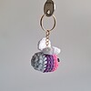 Gehaakte sleutelhanger 'Bisexual bee'