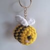 Gehaakte sleutelhanger 'Original bee'