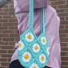 Gehaakte tas 'Peppermint daisy'
