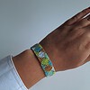 Geweven kralen armband 'Boho-chic hexagon'