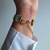 Geweven kralen armband 'Boho-chic hexagon'