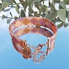 Geweven kralen armband 'Boho hexagon'