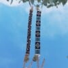 Geweven kralen armband 'Brown leopard'