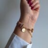 Geweven kralen armband 'Candy braid'