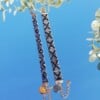 Geweven kralen armband 'Grey leopard'