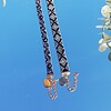 Geweven kralen armband 'Grey leopard'