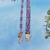 Geweven kralen armband | Mintgroene bloesem