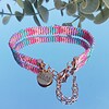 Geweven kralen armband 'Pastel stripes'