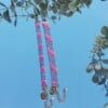 Geweven kralen armband 'Pastel stripes'