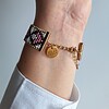Geweven kralen armband 'Pink diamond'