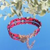 Geweven kralen armband 'Red leopard'
