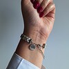 Geweven kralen armband 'Soft chevron'