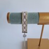 Geweven kralen armband 'White diamond'